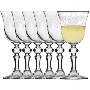 Kieliszki do wina białego 6x150 Krista deco - obrazek 1