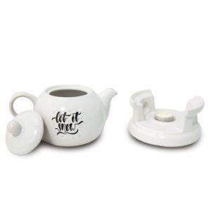 DZBANEK NA PODGRZEWACZU 1L BL-T-32 LET IT SNOW - obrazek 3