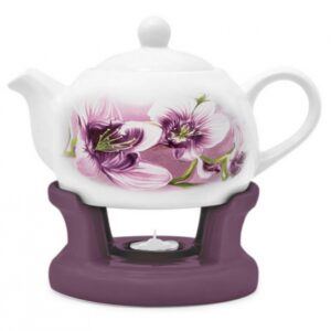 DZBANEK NA PODGRZEWACZU 1L BL-T-37 LILIE - obrazek 1