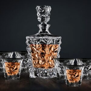 Szklanki kryształowe do whisky 6x350 ml GLACIER - obrazek 3