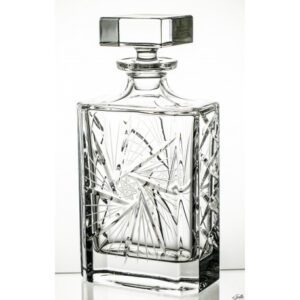 Karafka kryształowa 700 ml szlif MŁYNEK - obrazek 1