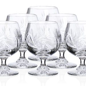 Kieliszki do koniaku kryształowe 6x250 ml MŁYNEK Julia - obrazek 1