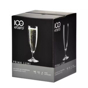 Kieliszki do szampana 4x160 ml PRIMA LUMI - obrazek 4