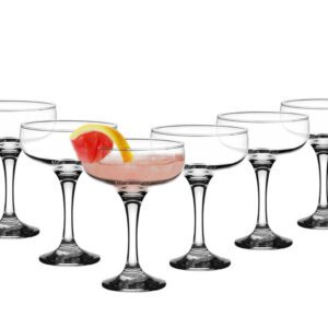 Kieliszki do Szampana płaskie 6x170 ml MISKET - obrazek 1