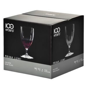 Kieliszki do wina 4x360 ml PRIMA LUMI - obrazek 7