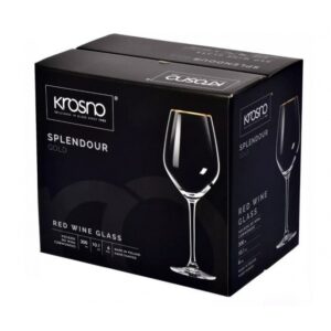 Kieliszki do wina 6x300 ml Splendour GOLD - obrazek 8