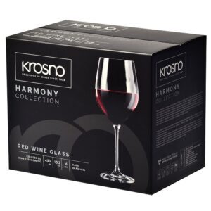 Kieliszki do wina czerwonego 6x450ml Harmony - obrazek 3
