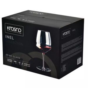 Kieliszki do wina czerwonego Inel 6x650 ml - obrazek 5