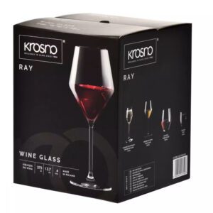 Kieliszki do wina czerwonego 4x375 ml RAY - obrazek 5