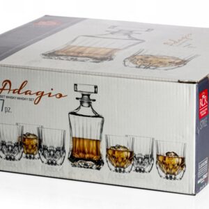 Komplet do whisky karafka szklanki RCR 6+1 - obrazek 4