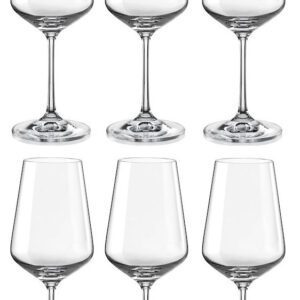 Komplet do wina karafka +6 kieliszków SANDRA Bohemia - obrazek 4