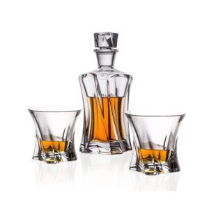 Komplet karafka 650 ml +6 szklanek do whisky Quadron Cooper BOHEMIA - obrazek 1
