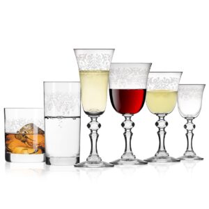 Komplet kieliszków 36 el. Krista deco - obrazek 1