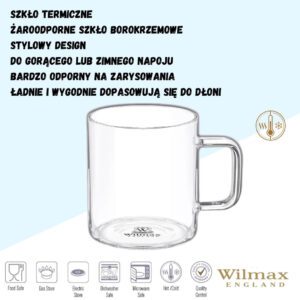 Kubek żaroodporny 500 ml Wilmax England - obrazek 7