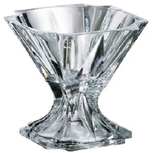 Salaterka kryształowa na nodze 21,5 cm METROPOLITAN - obrazek 1