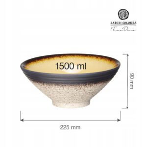 Miska 1500 ml talerz stożkowy 22,5cm Topaz - obrazek 3