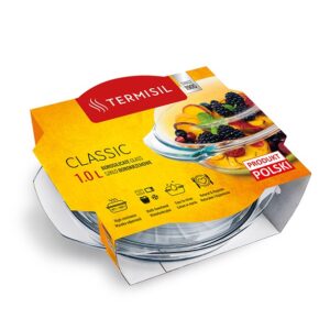 Naczynie 1,0 l żaroodporne okrągłe - obrazek 1