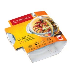 Naczynie 1,7 l żaroodporne okrągłe - obrazek 1