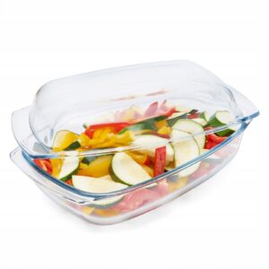 Naczynie 4,1 l żaroodporne prostokątne z pokrywą - obrazek 3