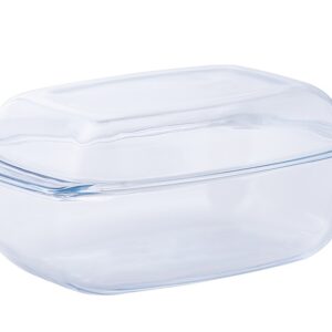 Naczynie 5,2 l żaroodporne prostokątne z pokrywą - obrazek 3
