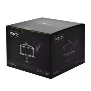 Patera na nodze z kloszem Glamour 31,5 cm - obrazek 2