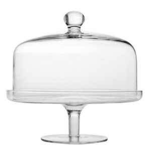 Patera na nodze z kloszem Glamour 31,5 cm - obrazek 1