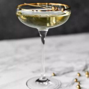 Kieliszki płaskie do szampana 6x240 ml Harmony Gold - obrazek 4