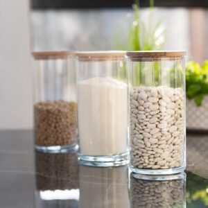 Pojemnik Eco 880 ml szklany słoik na kawę cukier - obrazek 4