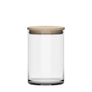 Pojemnik Eco 880 ml szklany słoik na kawę cukier - obrazek 1