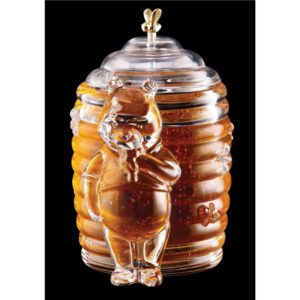 Pojemnik na miód z pszczółką i drewnianym nabierakiem do miodu TEDDY BEAR - obrazek 4