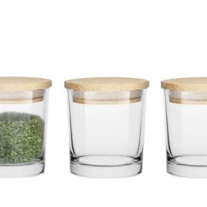 Pojemniki 3x200 ml na przyprawy szklane ECO STORAGE - obrazek 1