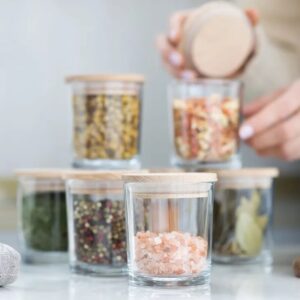 Pojemniki 3x200 ml na przyprawy szklane ECO STORAGE - obrazek 5