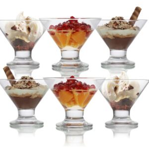 Pucharki 6x165 ml do lodów deserów CREMA Lav - obrazek 1