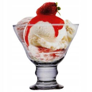 Pucharki 6x255 ml do lodów deserów ORION Lav - obrazek 3