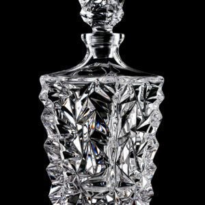 Kryształowy set do whisky 6 szkl.+karafka GLACIER - obrazek 2
