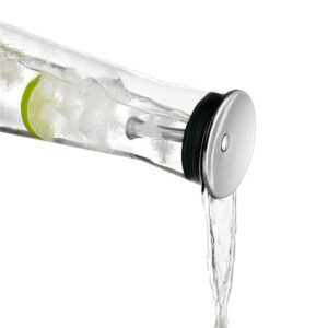 Karafka 1,1 L szklana do wody napojów z metalowym korkiem INDIS SIMAX - obrazek 2