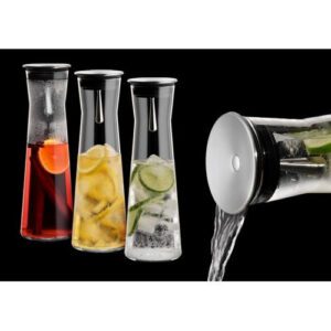 Karafka 1,1 L szklana do wody napojów z metalowym korkiem INDIS SIMAX - obrazek 4