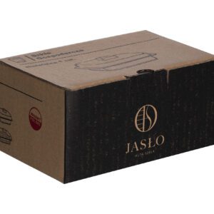 Szklana maselnica z pokrywką 16,3x11,1x8 cm NINA Jasło - obrazek 5