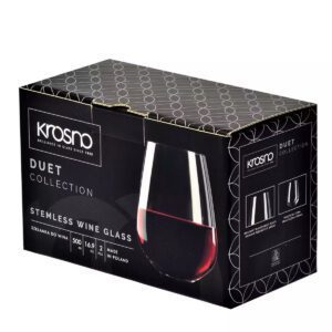 Szklanka do wina bez nóżki Duet 2x500ml - obrazek 4