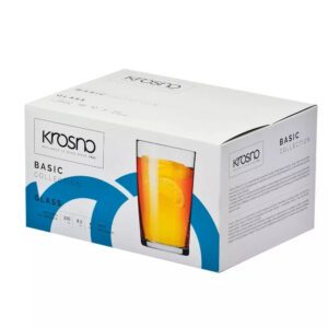 Szklanki do herbaty kawy rozchylane 6x250ml BASIC Krosno - obrazek 4