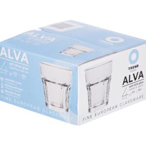 Szklanki do whisky soków 4x230 ml ALVA - obrazek 2