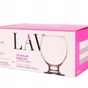 Szklanki pucharki 6×280 ml do lodów deserów NECTAR Lav - obrazek 5