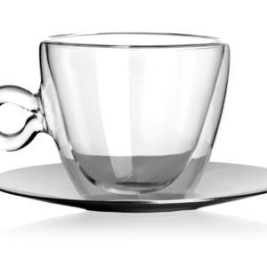 Filiżanki termiczne do kawy + spodek 2x300 ml LUIGI BORMIOLI - obrazek 1