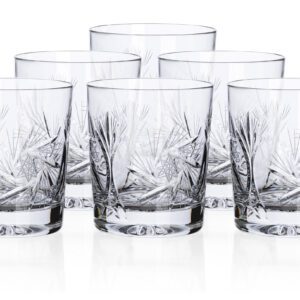 Szklanki whisky napoi kryształowe 6x320 ml MŁYNEK Julia - obrazek 1