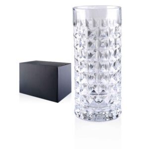 Szklanki wysokie long drink kryształowe 6x260 ml DIAMOND - obrazek 3
