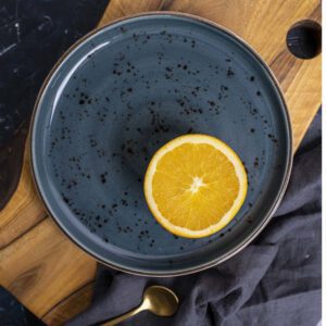 Talerz 21cm z rantem deserowy płytki Arando - obrazek 2