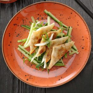 Talerz 23 cm obiadowy głęboki Dahlia - obrazek 4