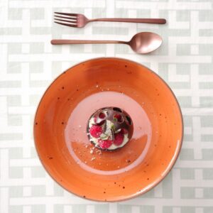 Talerz 27 cm do pasty głęboki Dahlia - obrazek 4