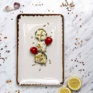 Talerz 30x20 cm obiadowy prostokątny Vanilla Earth - obrazek 3