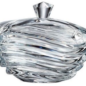 Bombonierka kryształowa 17 cm WAVE - obrazek 1